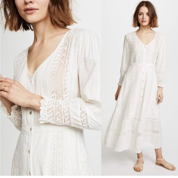 LoveShackFancy Dresses & Skirts - LoveShackFancy  Desert Victorian lace Maxi Dress size 0